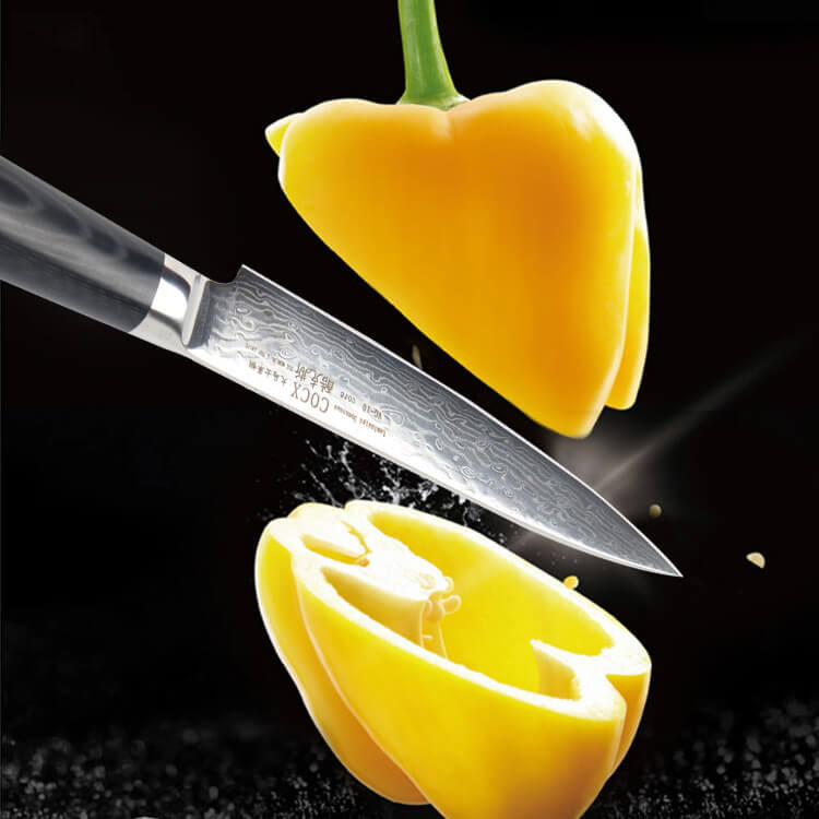 DAO BẾP NHẬT SASHIMI THÉP DAMASCUS MÃ FDT115