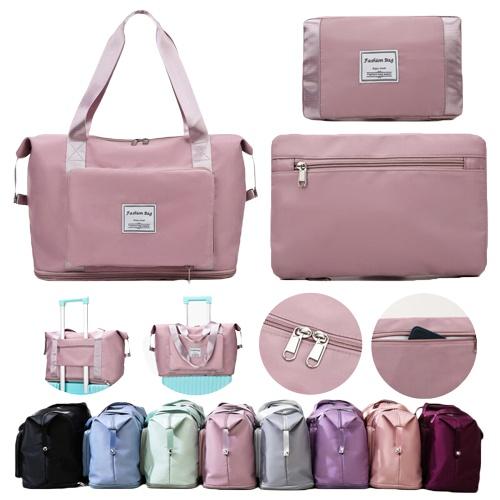 Túi Du Lịch Đa Năng Túi Xách Nữ Cỡ Lớn 2 Tầng Chống Thấm Đựng Hành Lý Cao Cấp Gấp Gọn