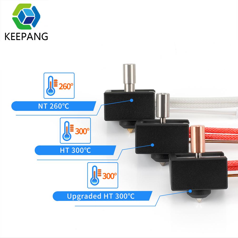 Lưỡng Kim Nhiệt Phá Họng Hotend Bộ 24V 40W Đùn Bộ J-Đầu Thép Không Gỉ 1.75Mm Cho Ender 3 S1 S1 Pro Hotend 3D Máy In