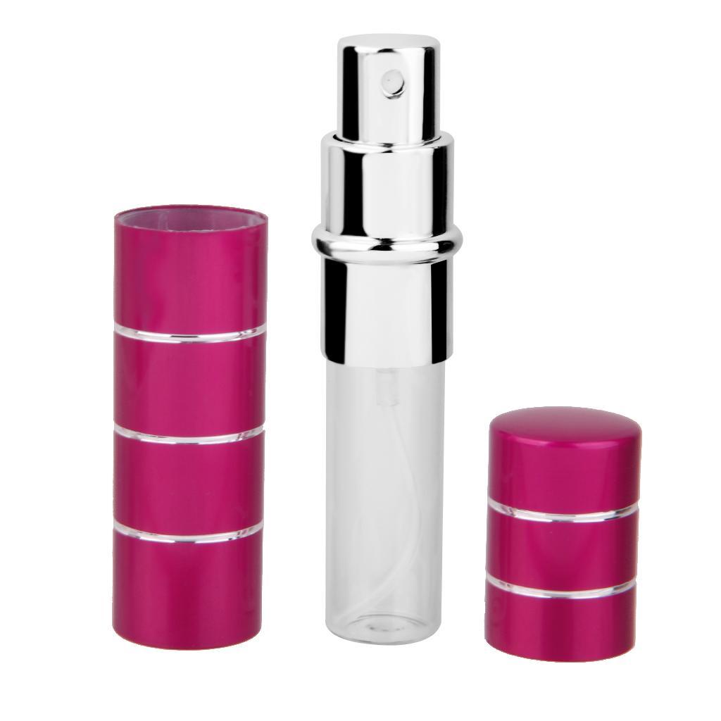 Pack of 2 10ml Reusable Travel Spray er Empty Mist Spray Perfume Bottle Vials for Storaging the Makeup Liquids