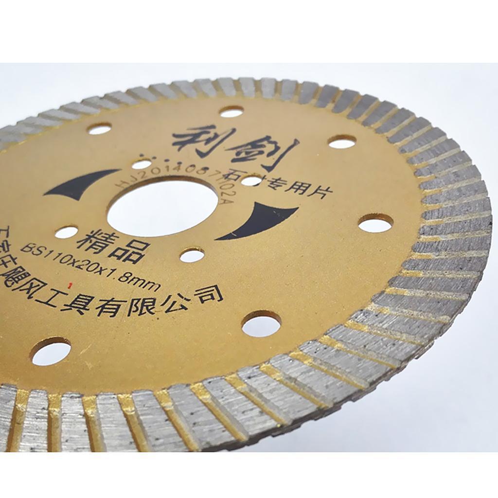 Concrete Diamond Saw Blade Continuous Rim for Cutting Tile Porcelain Stone