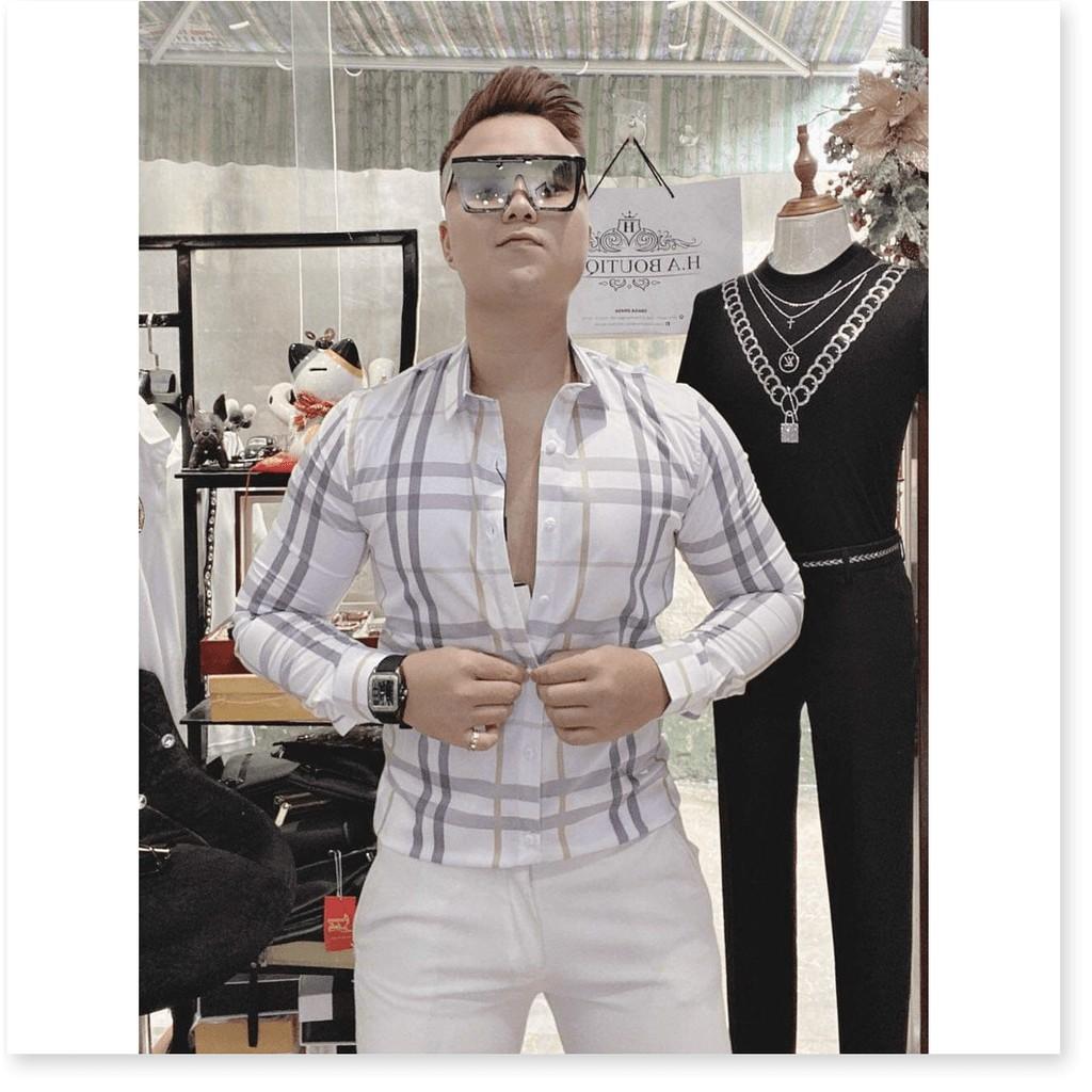 ÁO SƠ MI NAM 3D,KẺ VUÔNG,NHIỀU MÀU SẮC HOT NHẤT 2021 LANA FASHION