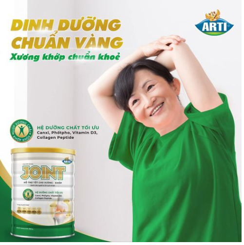 (Date T12/2024)Combo 2 hộp Sữa bột Arti Joint (900g) hỗ trợ tốt cho xương khớp dành cho người từ 28 tuổi trở lên