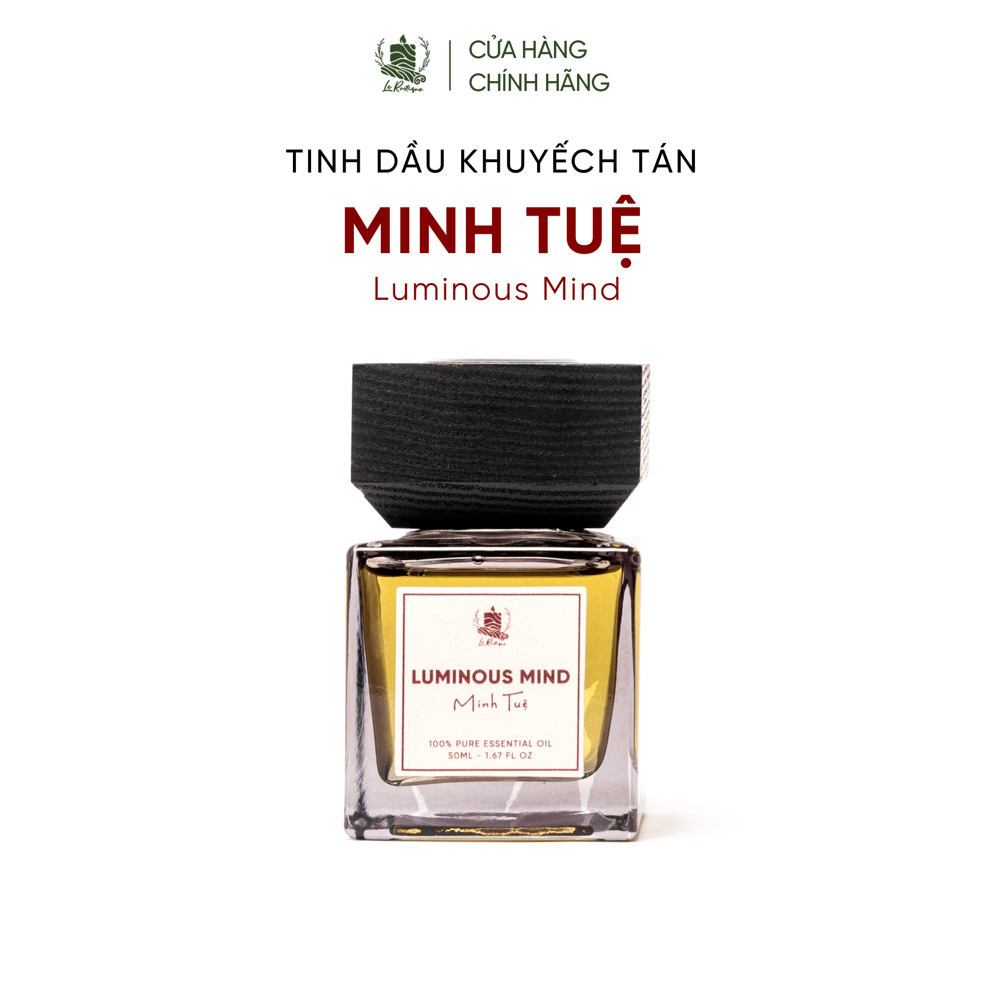 Tinh Dầu Khuếch Tán Định Tâm (Mindful Calm) - 50ml - Tinh Dầu Thơm Phòng Cao Cấp Le Rustique