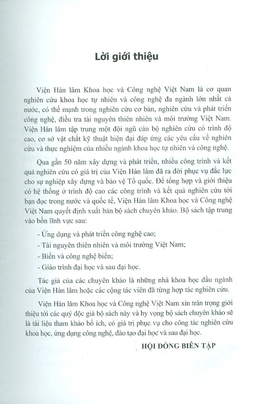 Cơ Chế Tích Luỹ Kim Loại Nặng Trong Một Số Loài Sinh Vật Biển Và Giải Pháp An Toàn Thực Phẩm (Bộ Sách Chuyên Khảo Biển Và Công Nghệ Biển) (Bìa Cứng)