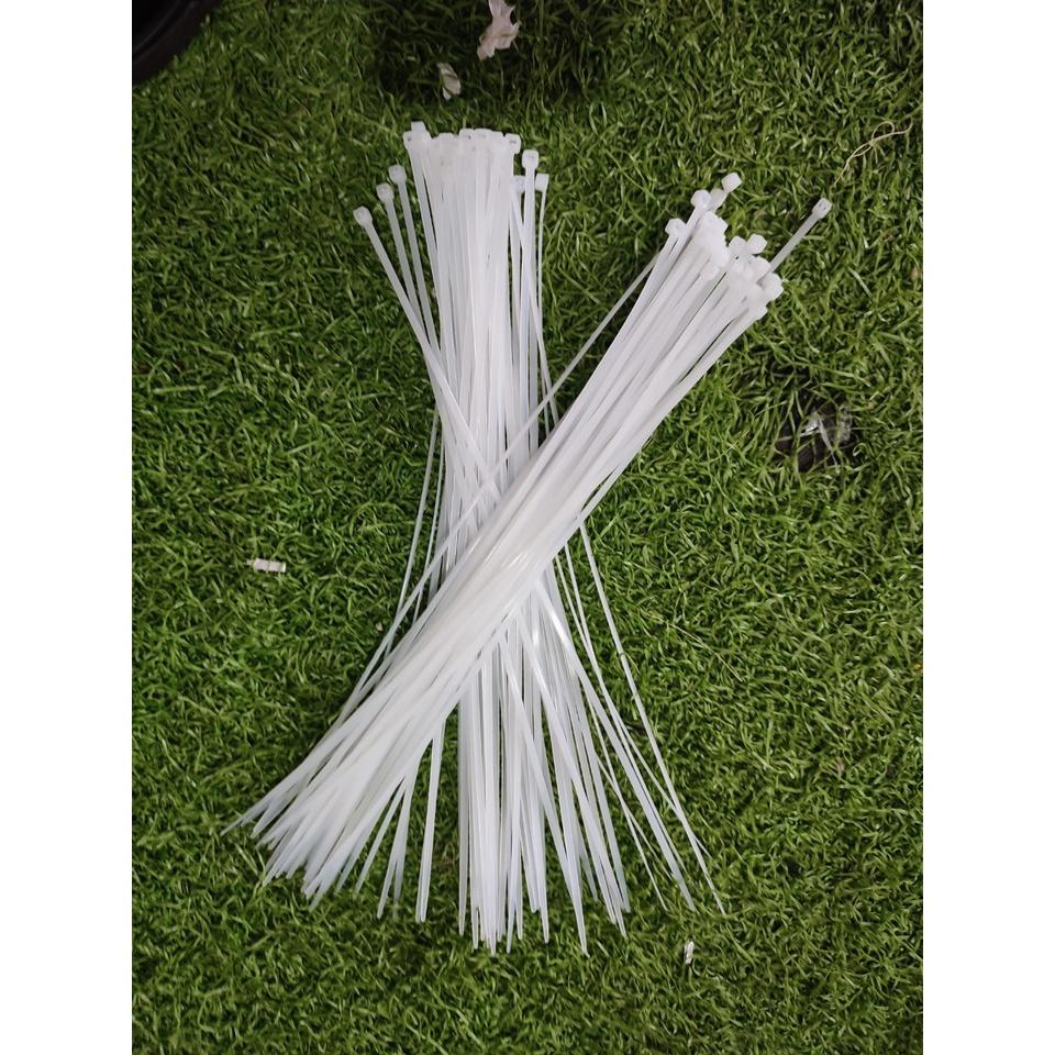 Set 70 dây rút nhựa nylon 5 x 300mm màu trắng