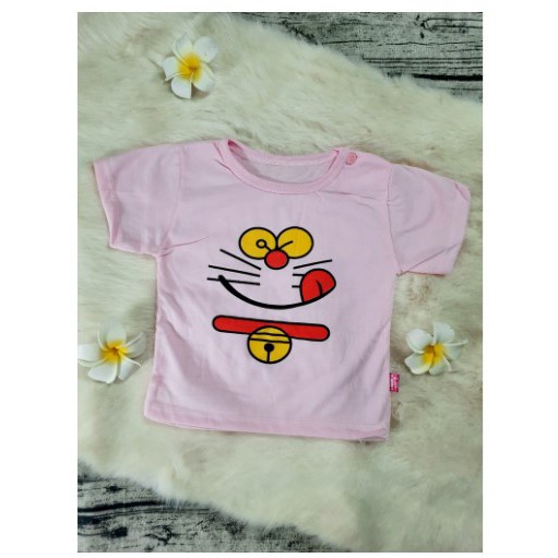 Áo cộc tay chất liệu cotton cho bé trai, bé gái từ 0-15 tháng hàng Việt Nam
