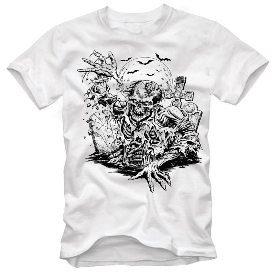 Áo thun nam in hình quỷ mtt228