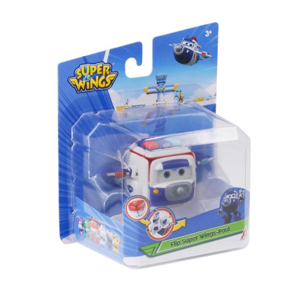 Đồ chơi mô hình SUPERWINGS Hộp biến hình Super wings- cảnh sát Paul YW740575