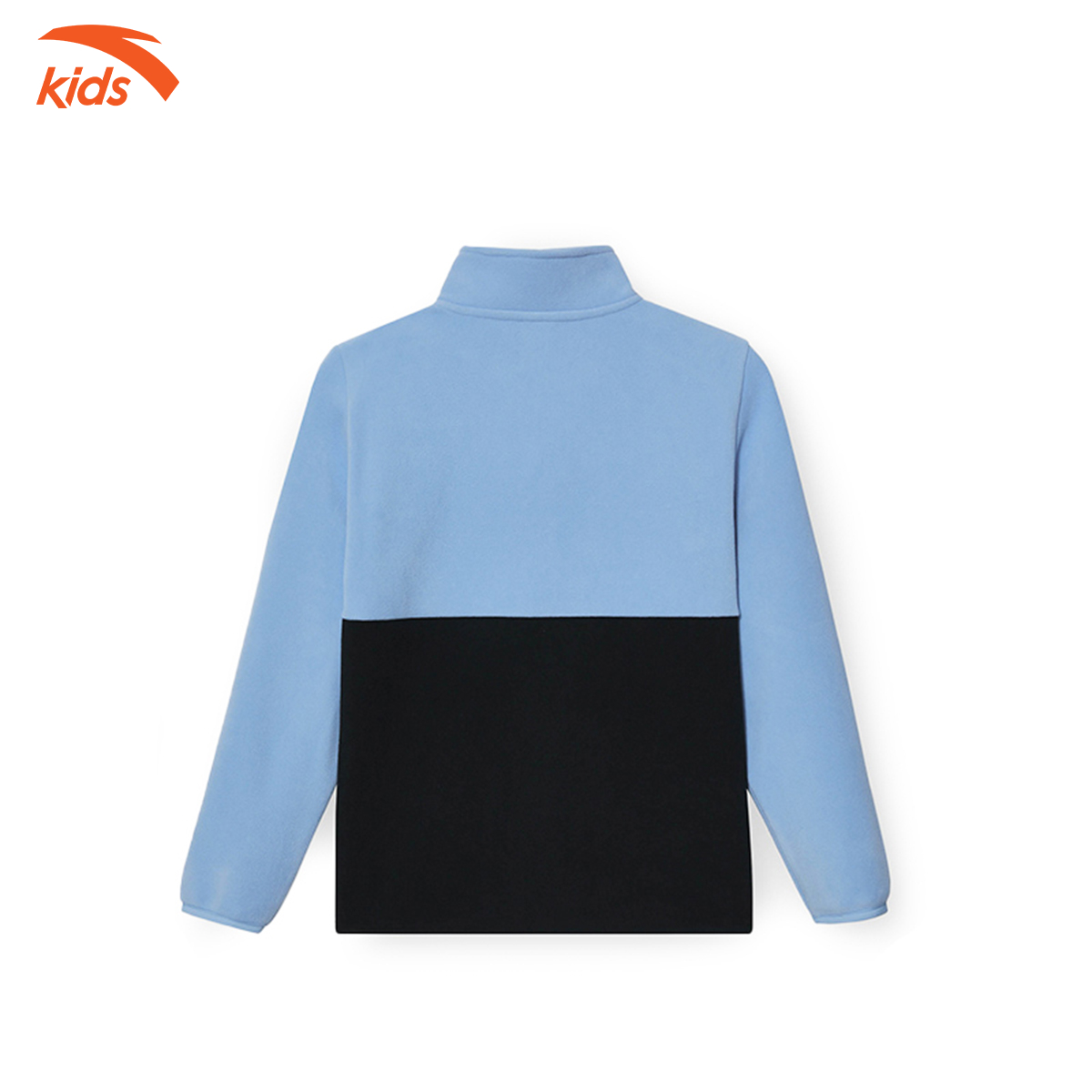 Áo nỉ thời trang bé trai Anta Kids cổ cao khóa zip, chất nỉ da cá 352246706