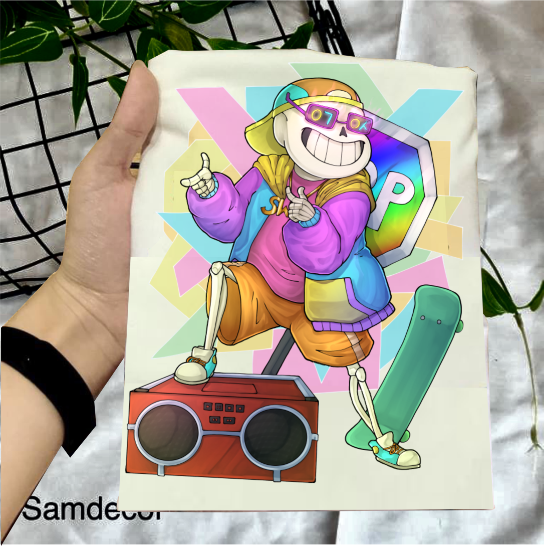Áo thun in hình game Undertale Sans cho bé trai bé gái có đủ size từ 10kg