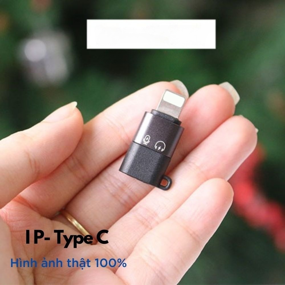 [ Type C  Adapter ] Đầu chuyển type C sang USB 3.0  / iP hỗ trợ OTG cho điện thoại tablet laptop UA17 _ hàng Nhập Khẩu