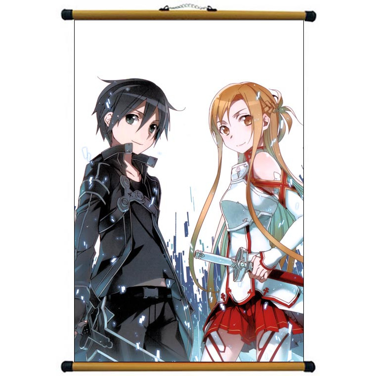 Tranh ảnh treo tường Sword Art Online có khung nẹp