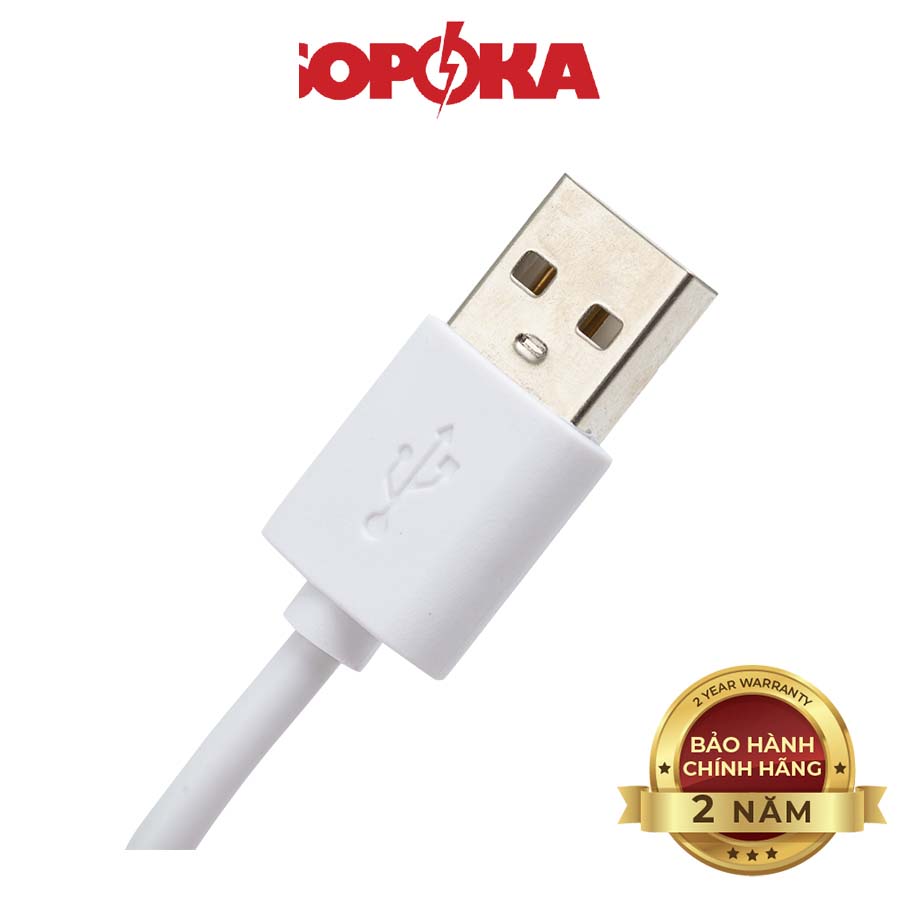 Cáp sạc Iphone, Samsung tích hợp SOPOKA DQ01,02,03 chân Lighting, Micro USB chính hãng dây 1M