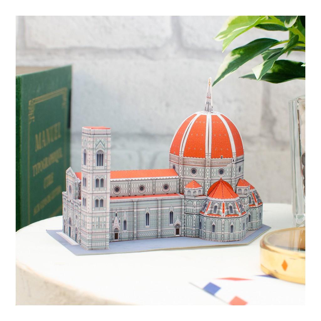 Mô hình giấy kiến trúc Nhà thờ chính tòa Firenze Florence Cathedral Mini - Italy