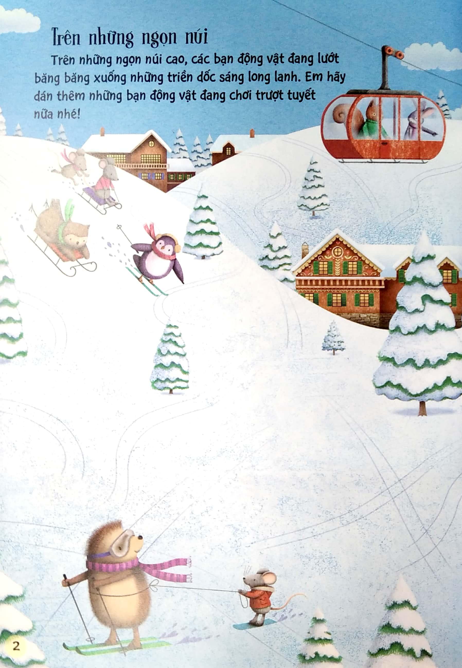 Sách Bóc Dán Dành Cho Bé Gái - Giáng Sinh Lung Linh