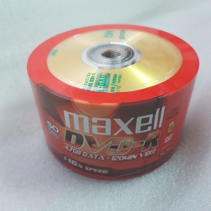 Đĩa DVD trắng Maxell (Hộp 50c) - JL - HÀNG CHÍNH HÃNG