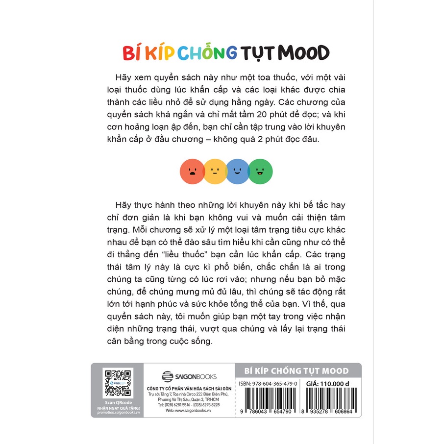 Bí Kíp Chống Tụt MOOD - Tác Giả Dr. Olivia Remes - SaiGonBooks