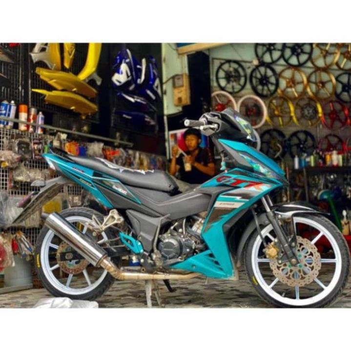 Tem winner chế màu xanh