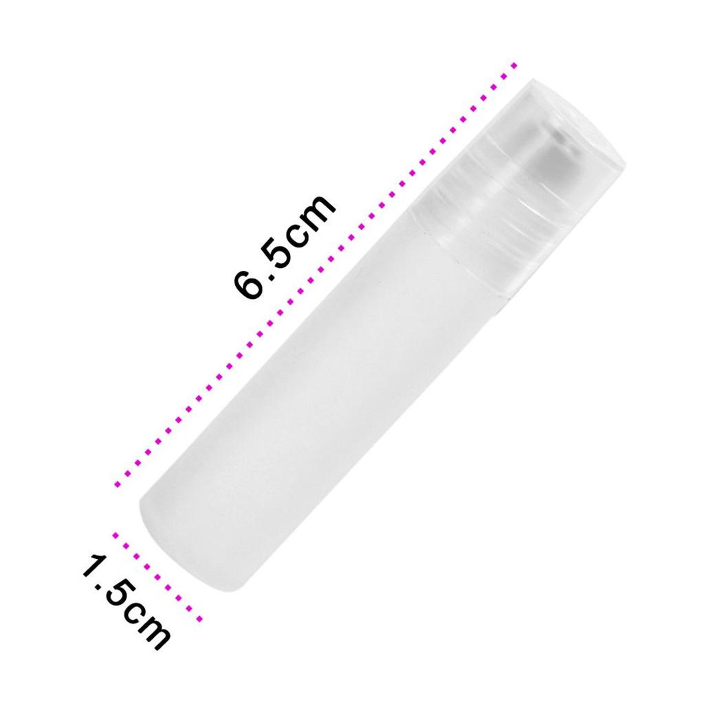 10 Bộ 5 Ml Rỗng Cuộn Trên LIQUID REFILL Chai Đựng Du Lịch Lọ Cho Tinh Dầu Kem