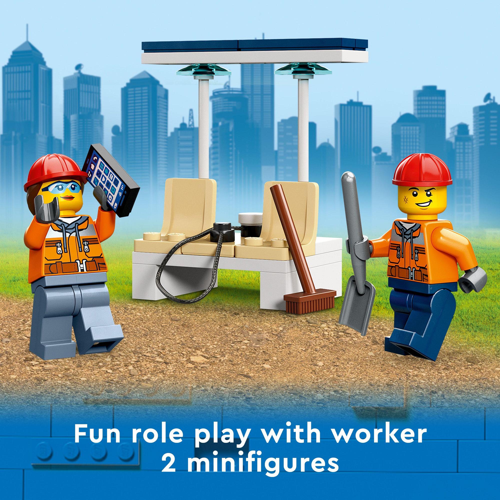 LEGO City 60385 Xe Đào Đất Công Trình