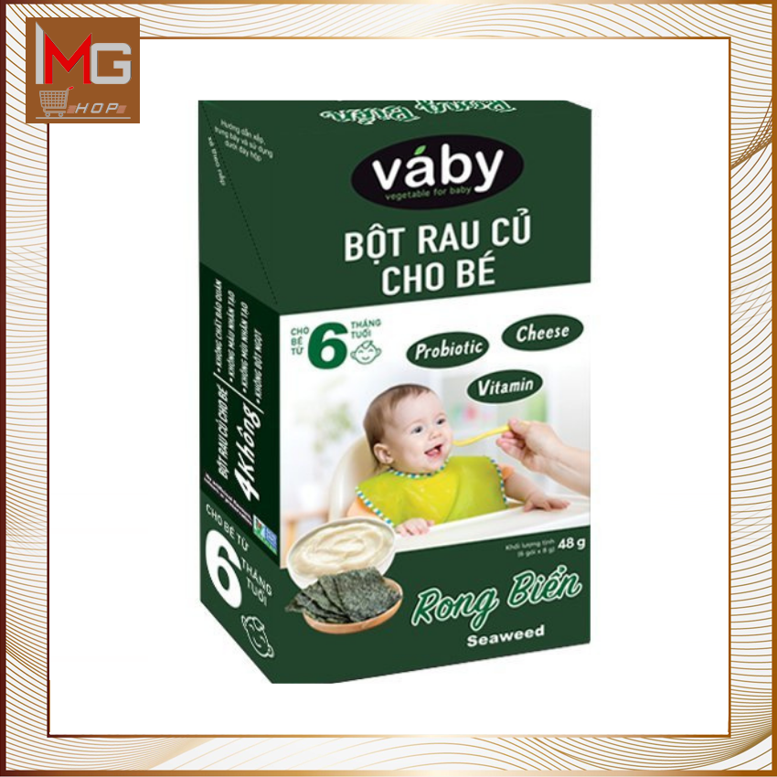 Bột rau củ cho bé váby 9nghĩa tăn dặm từ 6 tháng tuổi 48g