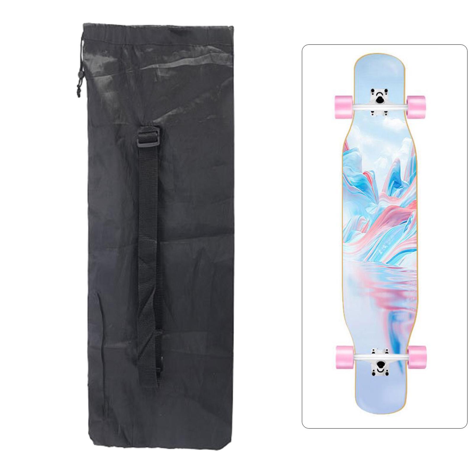 2xWaterproof Skateboard Bag Longboard Fish Skateboard Outdoor Cover 122x38cm