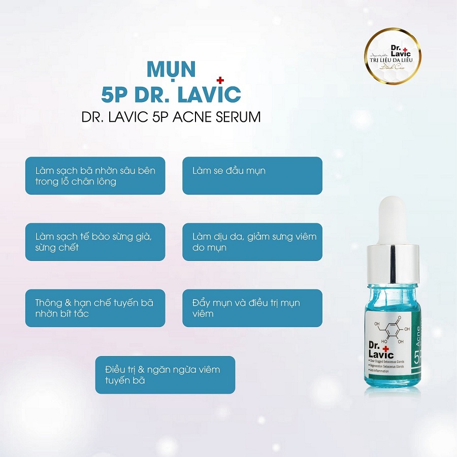 SERUM MỤN 5P DR.LAVIC - 5P Ance serum - Sản phẩm trị mụn Nhãn hiệu Dr.Lavic  | MuaDoTot.com