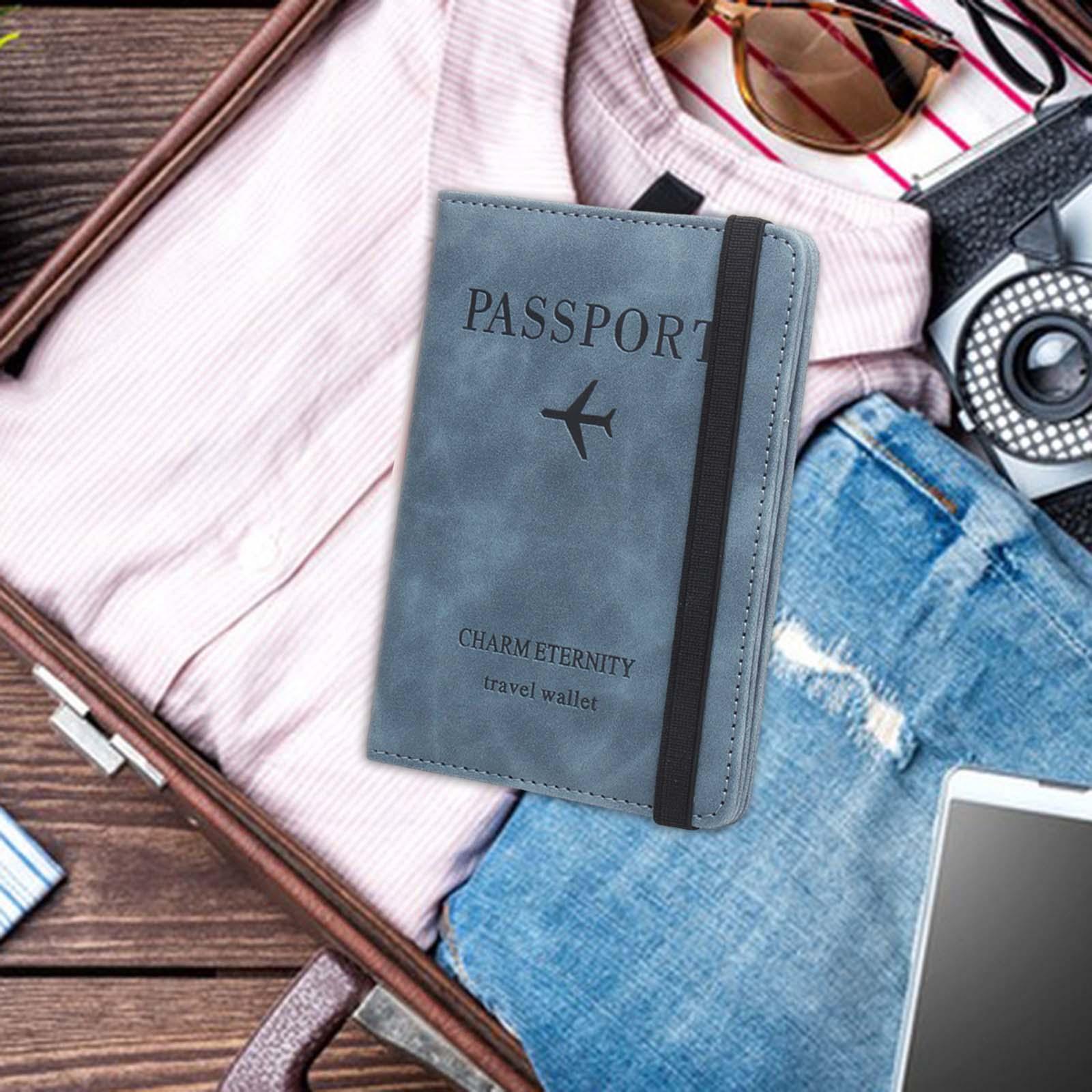 Holder, , Blocking Card Holder Purse PU Leather Cover Protector for Men, Women, Business