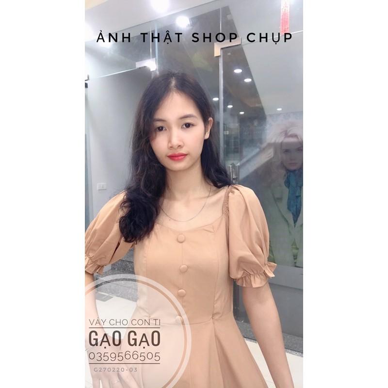 Váy cho con bú 2 màu đỏ be