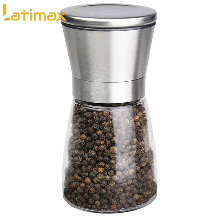 Lọ Xay Tiêu, Dụng Cụ Xay Tiêu Cầm Tay Inox 304 Cao Cấp - Sáng Bóng và An Toàn Cho Sức Khỏe