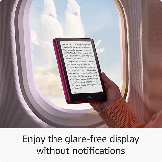 Combo Máy đọc sách Amazon Kindle Paperwhite 6 (Gen 12th) Kèm Bao Da, Mới nguyên Seal - Hàng chính hãng