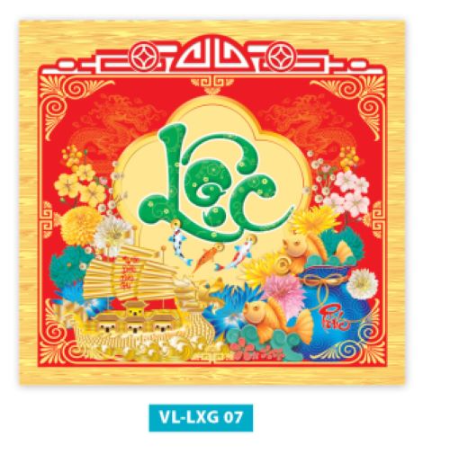 Lịch Lò Xo Treo Bộ Số 12 Tháng - 2024 - VL-LXG07 - Lộc Kim Ngư - Vanlangbooks