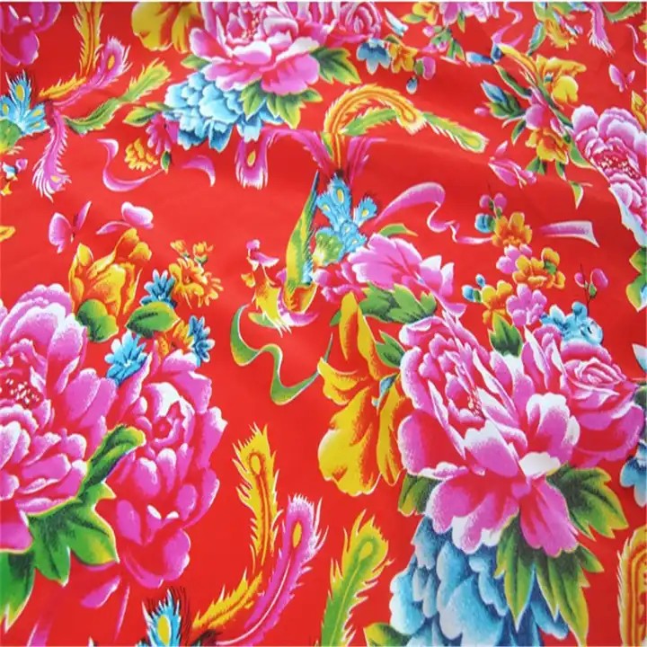 Vải công phượng, vải decor trang trí khổ 1,6m - Cây giả, hoa lụa Decor trang trí nhà cửa.