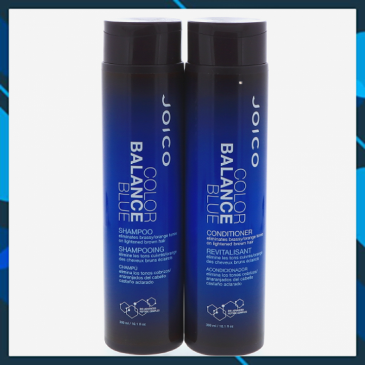 DẦU GỘI XẢ JOICO COLOR BALNCE BLUE TĂNG CƯỜNG ÁNH XANH VÀ KHỬ ÁNH CAM 300ML