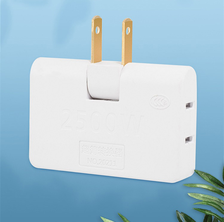 Bộ Chia Ổ Cắm Điện Dẹp 1 Ra 3 2500W Xoay 180 Độ