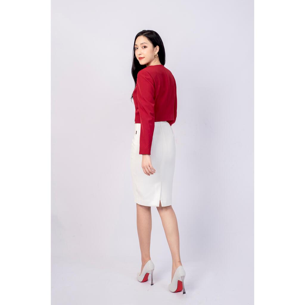 Áo vest, kiểu dáng croptop cổ tròn MMOutfit M-AV000521006