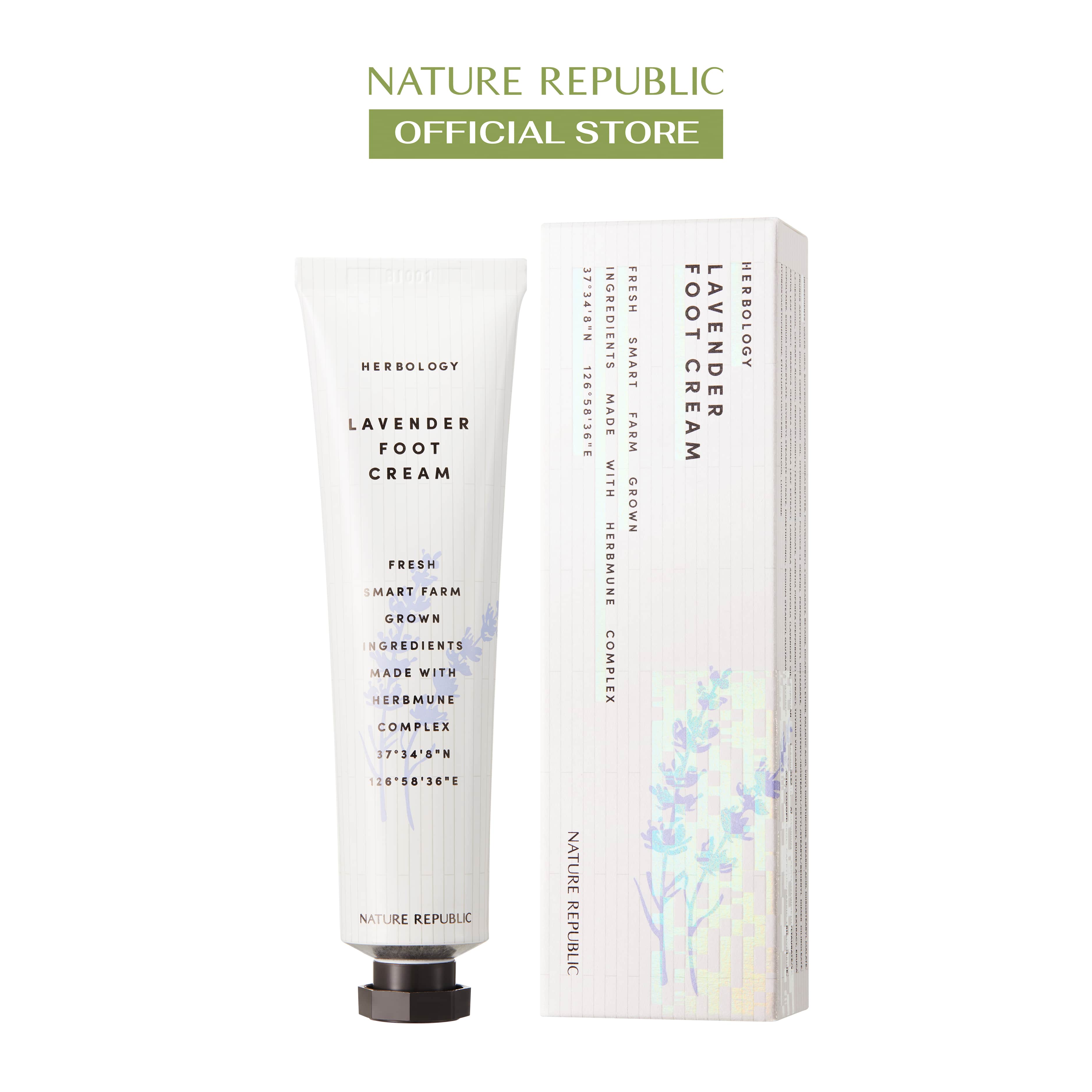 Kem dưỡng da chân Nature Republic Herbology Lavender Foot Cream 70ml