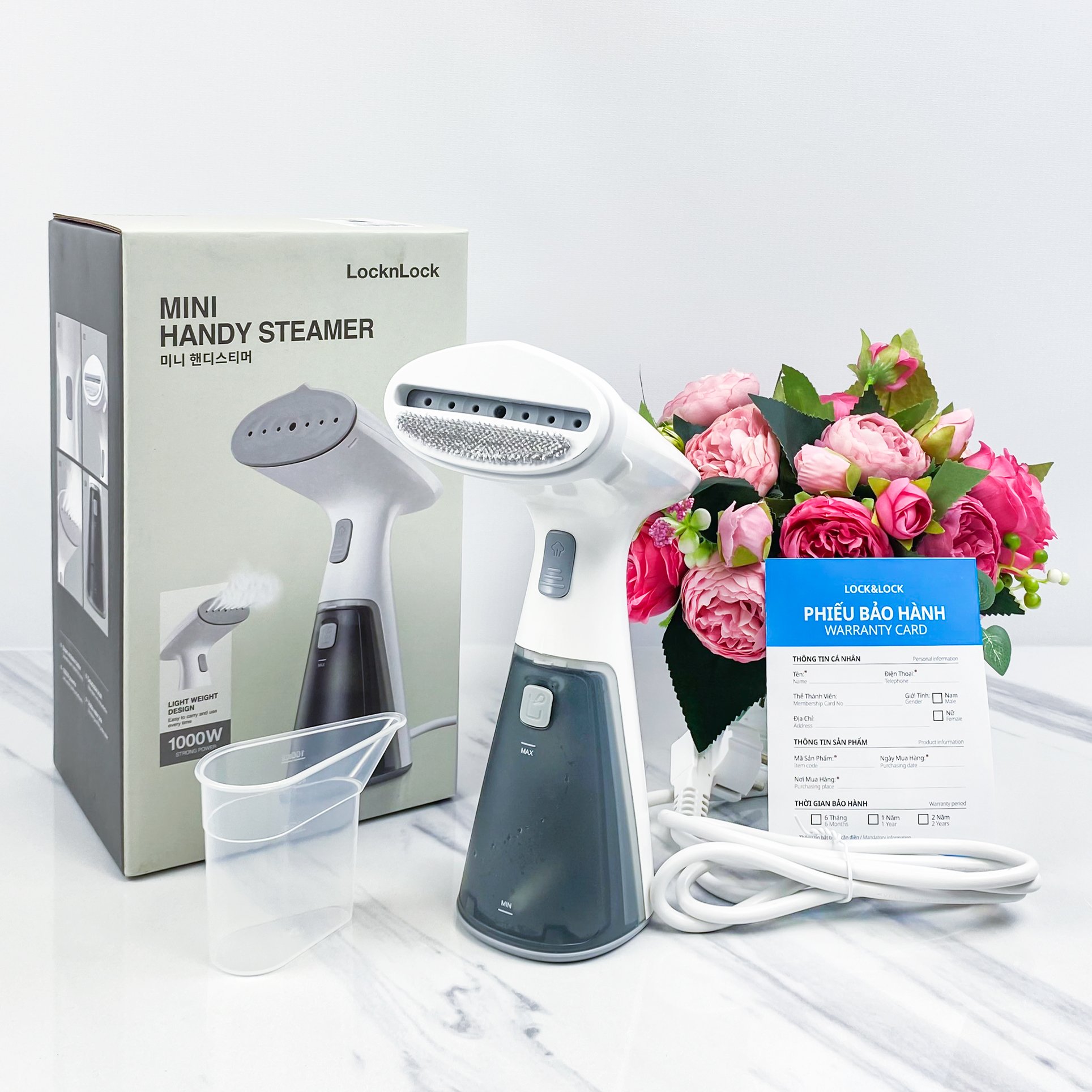 Bàn là hơi nước cầm tay Lock&lock ENI148 - Hàng Chính Hãng