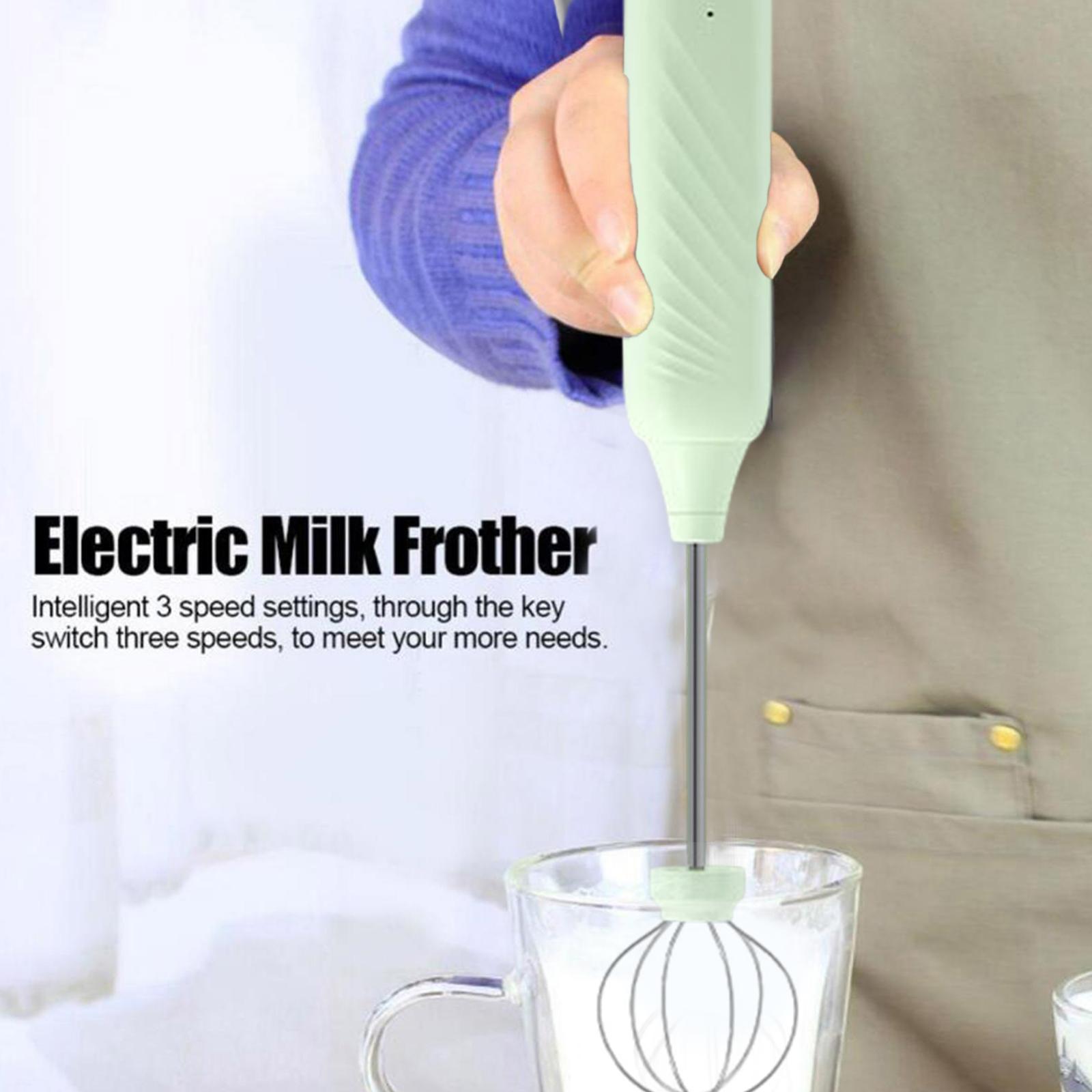 Milk Frother Egg Beater Stainless Steel Mixing Head for green
