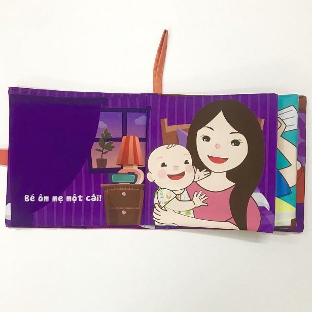Sách vải cho bé - sách vải an toàn chính hãng LALALA BABY sản xuất tại Việt Nam