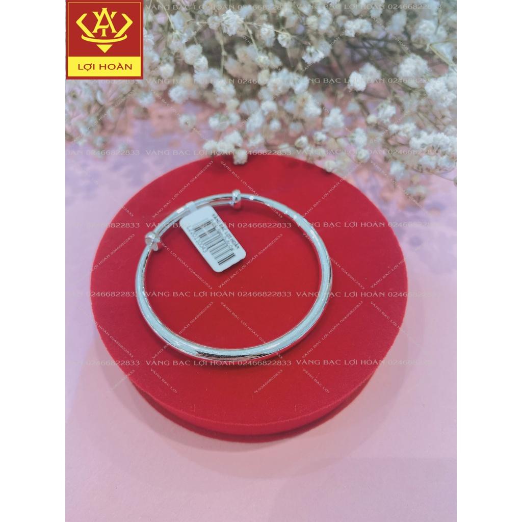Lắc bạc cho bé trai gái kiểu dáng trơn - Trang sức Lợi Hoàn