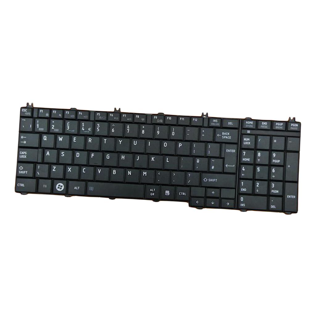 Laptop English Keyboard Assembly for Toshiba Satellite C650 C655 UK
