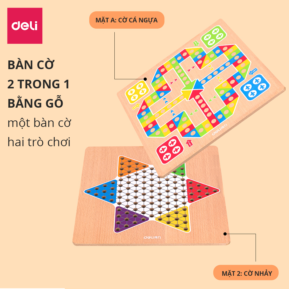 Bộ đồ chơi cá ngựa có nam chân từ tính hút bằng nhựa Deli - Loại bằng nhựa/ gỗ - Phù hợp cho bé từ 3 tuổi - Đồ chơi giải trí tư duy trí tuệ - 6756 / 18646