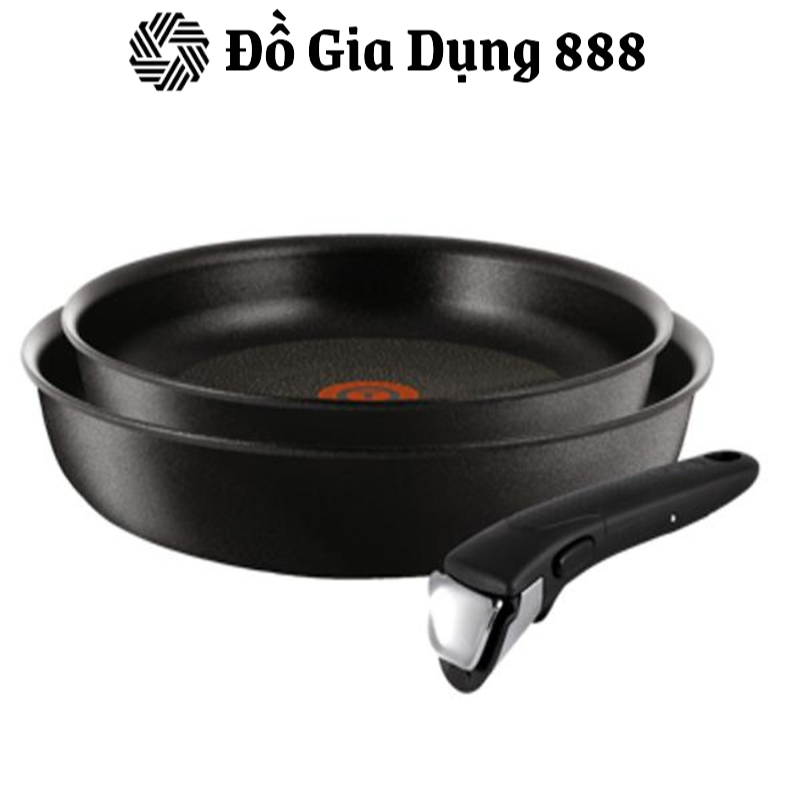 Bộ Chảo Rời Chống Dính TEFAL L65092 Ingenio Expertise 24 & 28 Cm, Nhập Khẩu Đức, Phủ Titanium Excellence Bền Gấp 6 Lần Chảo Thường - Hàng Nhập Khẩu