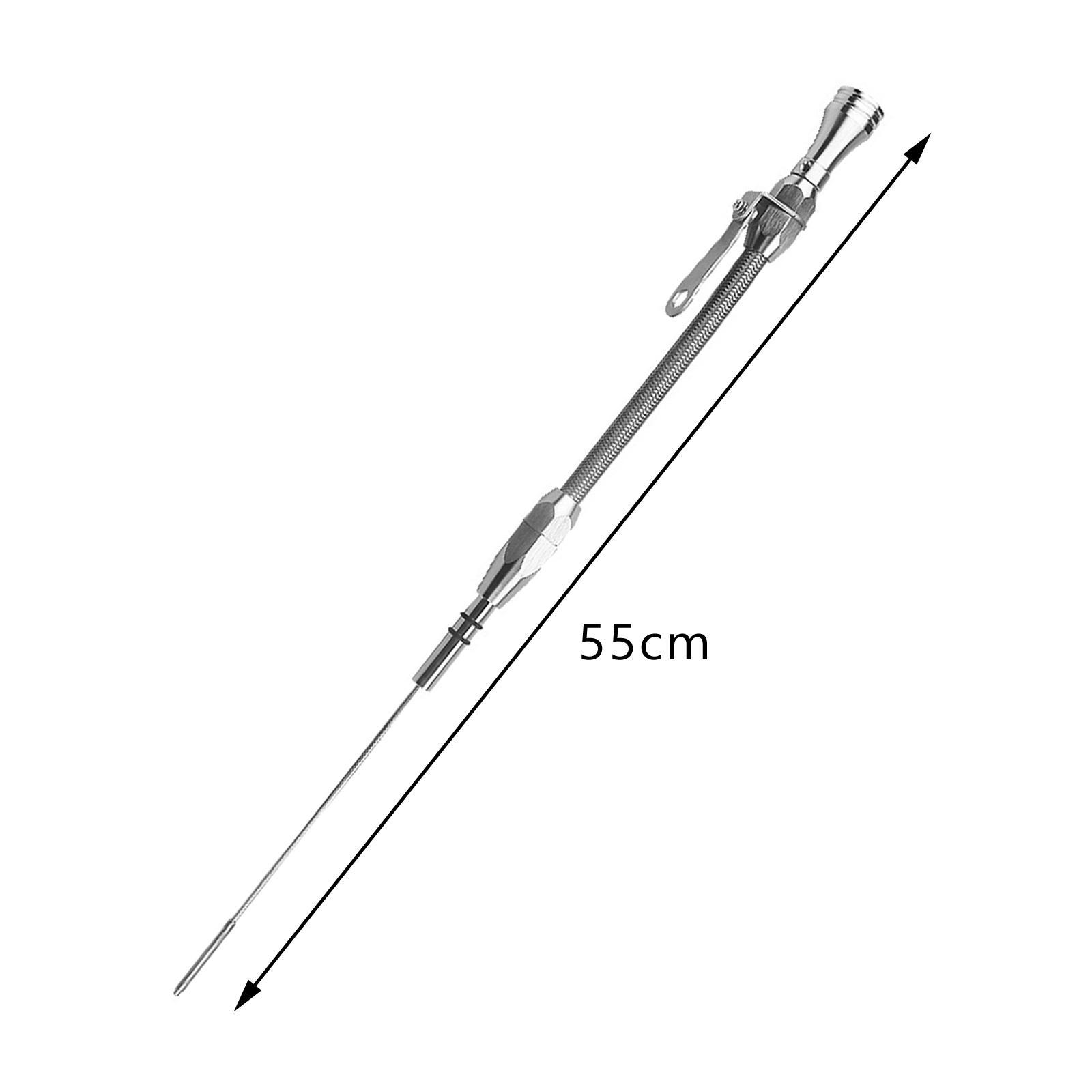 Oil Level Dipstick Stainless Braided Dipstick for  Sbc 305 Durable