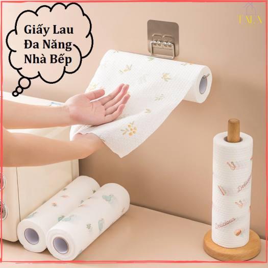 GIấy Lau 50 Tờ Lau Thấm Đa Năng, Siêu Thấm, Siêu Sạch, Dễ Lau Chùi Vô Cùng