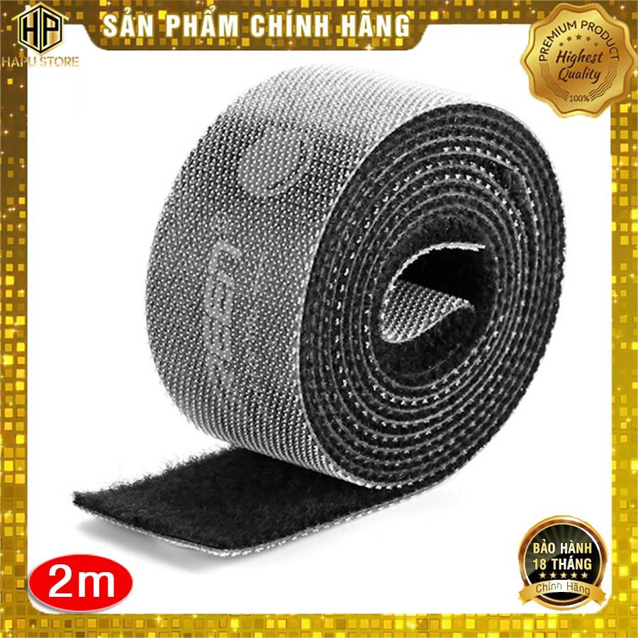 Dây dán Velcro UGREEN LP124 màu xám chính hãng - Hàng Chính Hãng