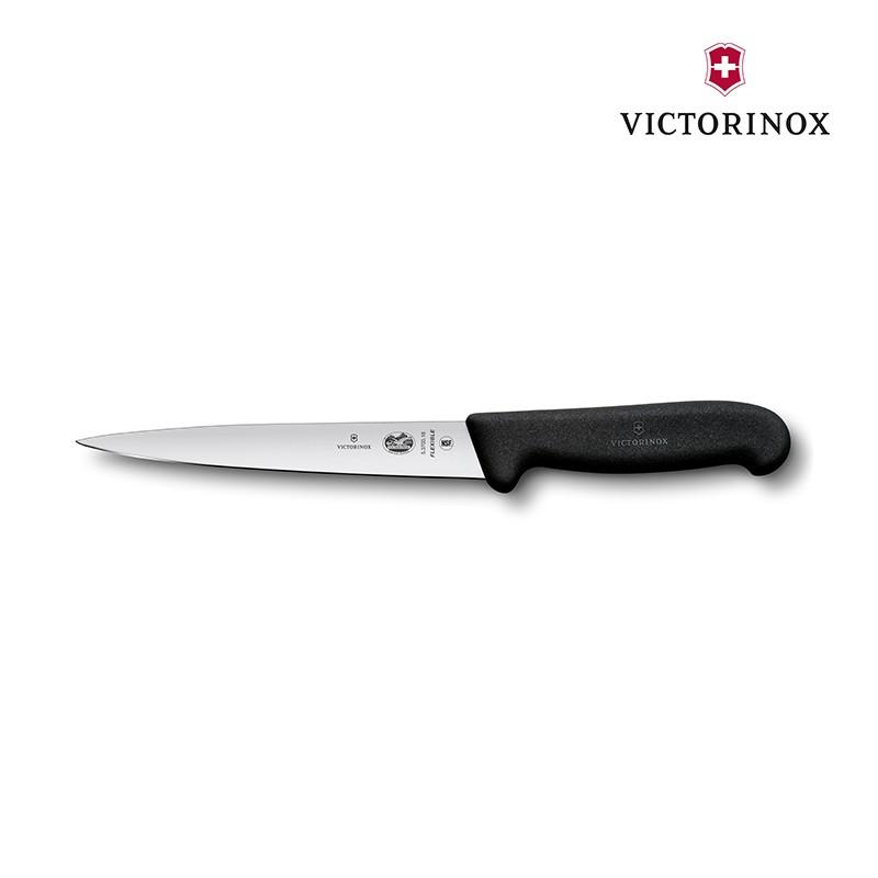 Dụng cụ phi lê Victorinox 5.3703.18 cán đen, lưỡi dài 18cm