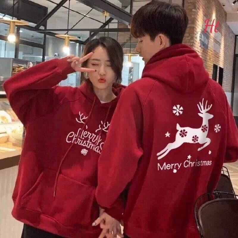 Áo hoodie Cotton Mery sừng đỏ H2A
